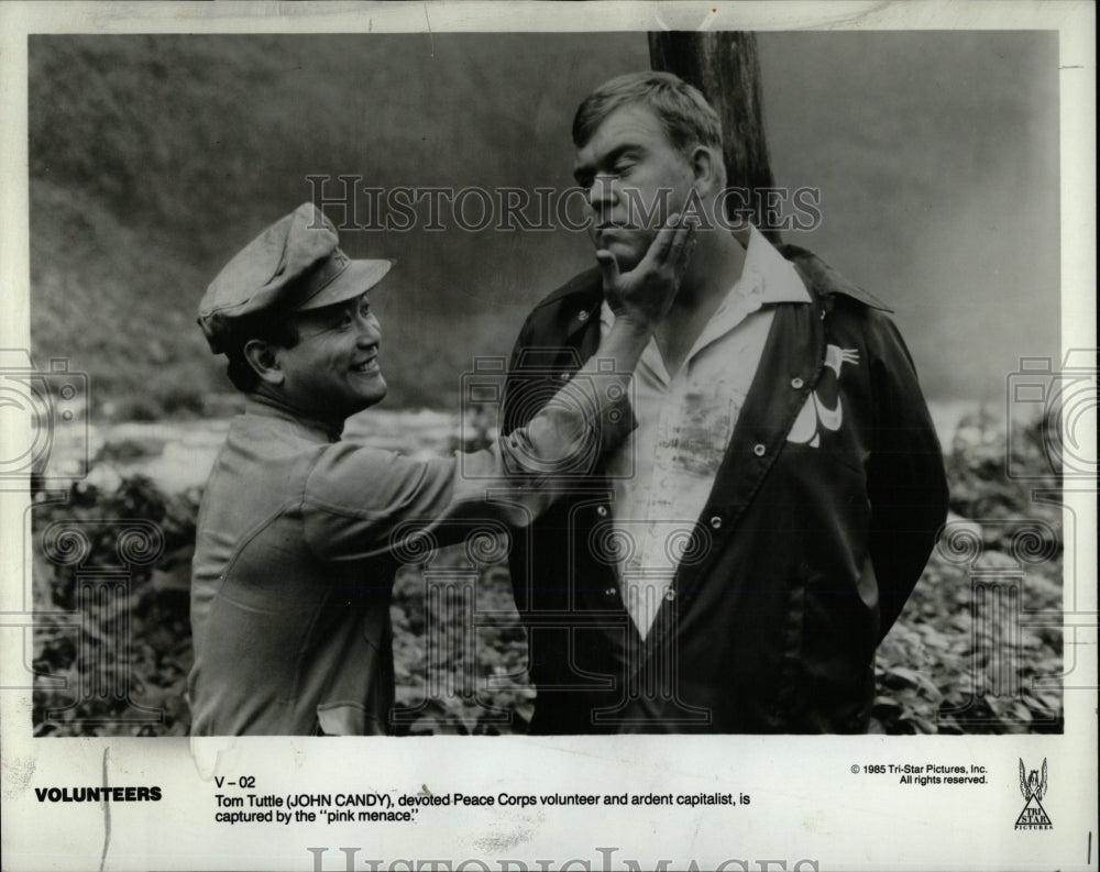 1985 Press Photo Tom Tuttle devoted peace volunteer - RRW60781 - Historic Images