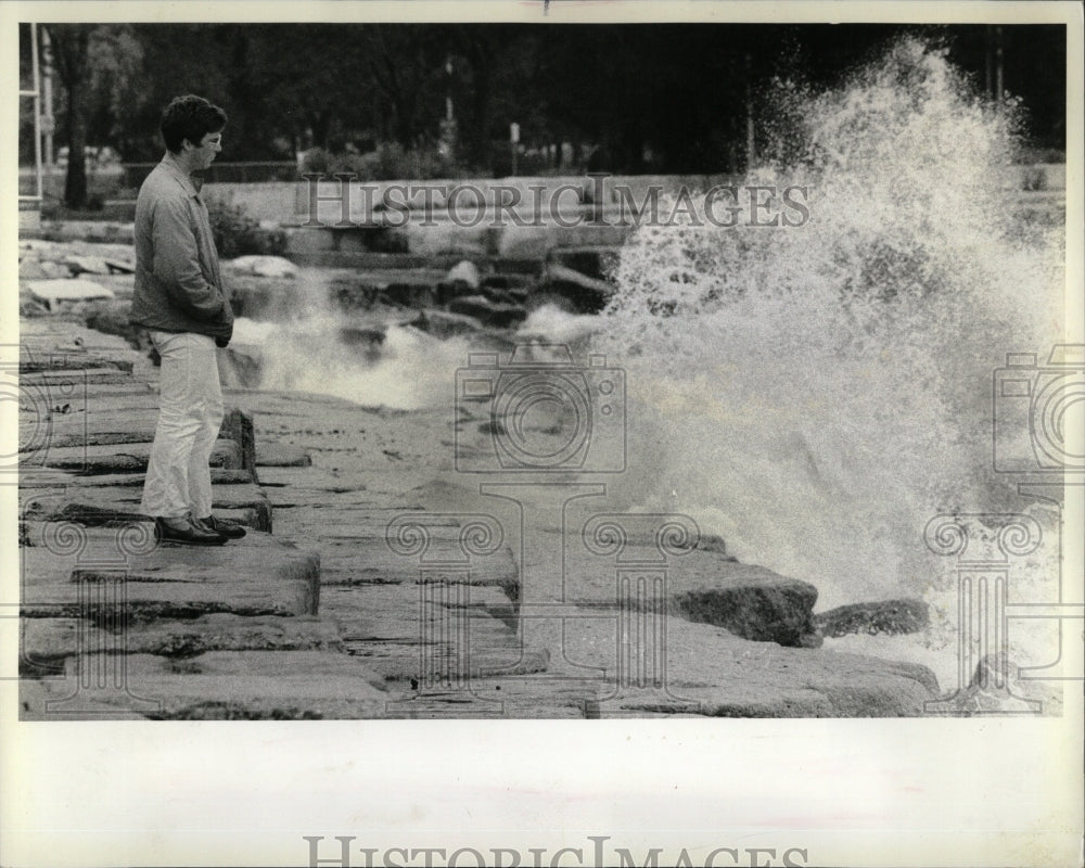 1982 Press Photo Three Chicago Beaches Howard Shore - RRW60885 - Historic Images