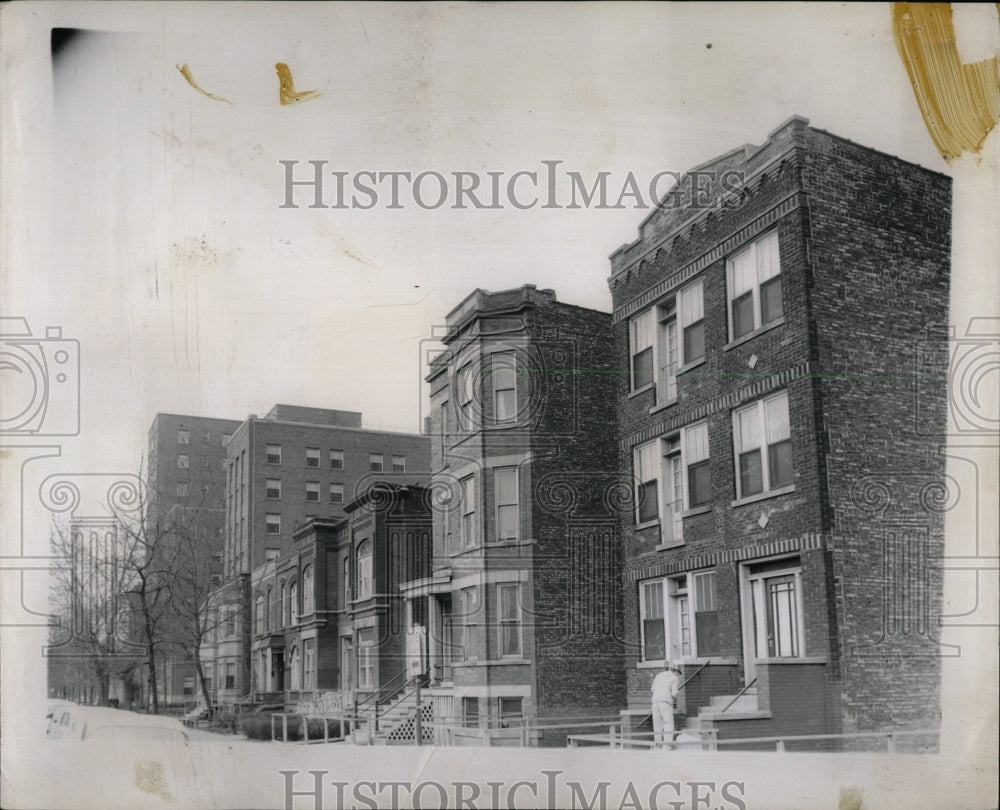 1958 Press Photo Lawn Dale Oldest home Neighborhood - RRW61059 - Historic Images