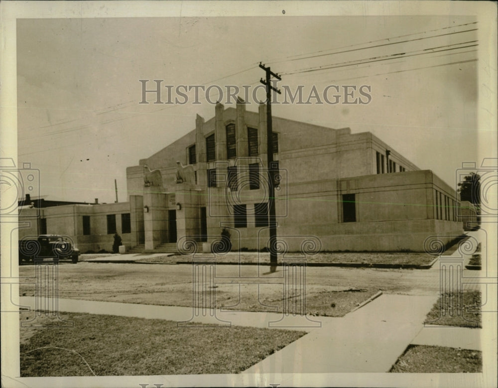 1939 Press Photo National Guard Armory Champaign - RRW61221 - Historic Images