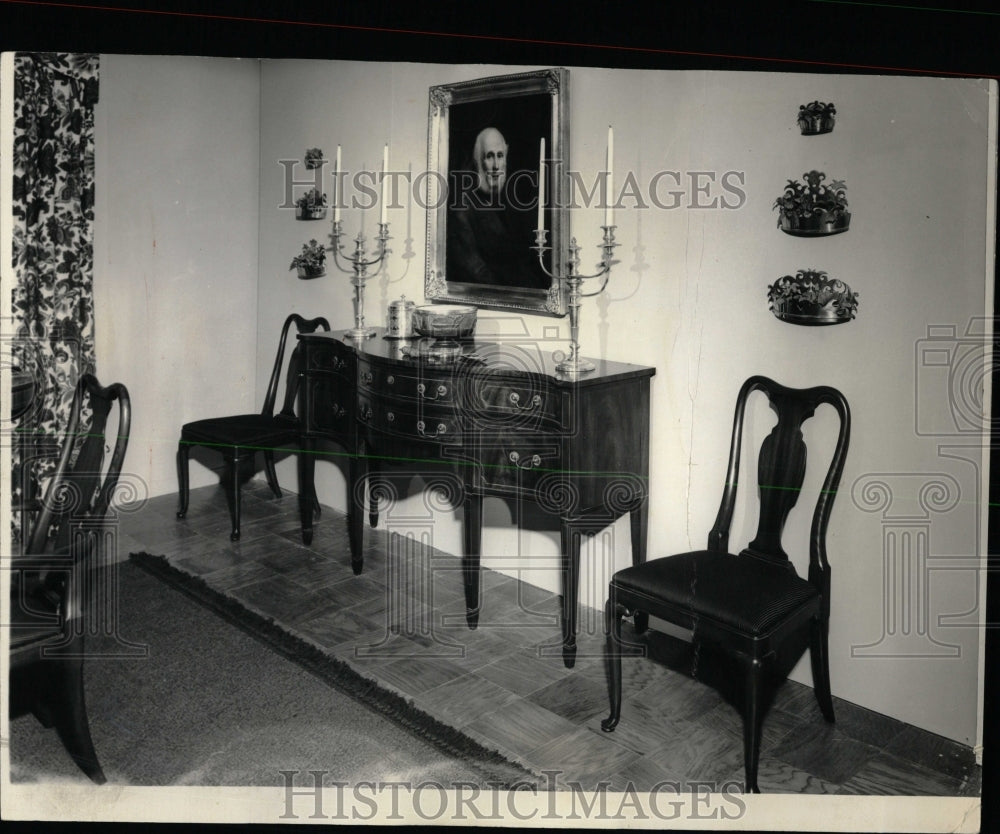 1965 Press Photo Heritage Chairs Queen Anne Design - RRW61547 - Historic Images