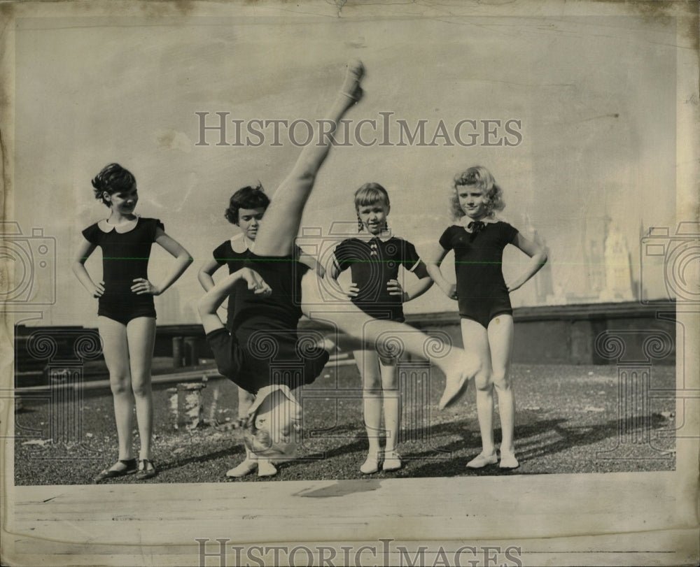 1955 Press Photo Cassidyettes Alliance Ohio Dancers - RRW61743 - Historic Images