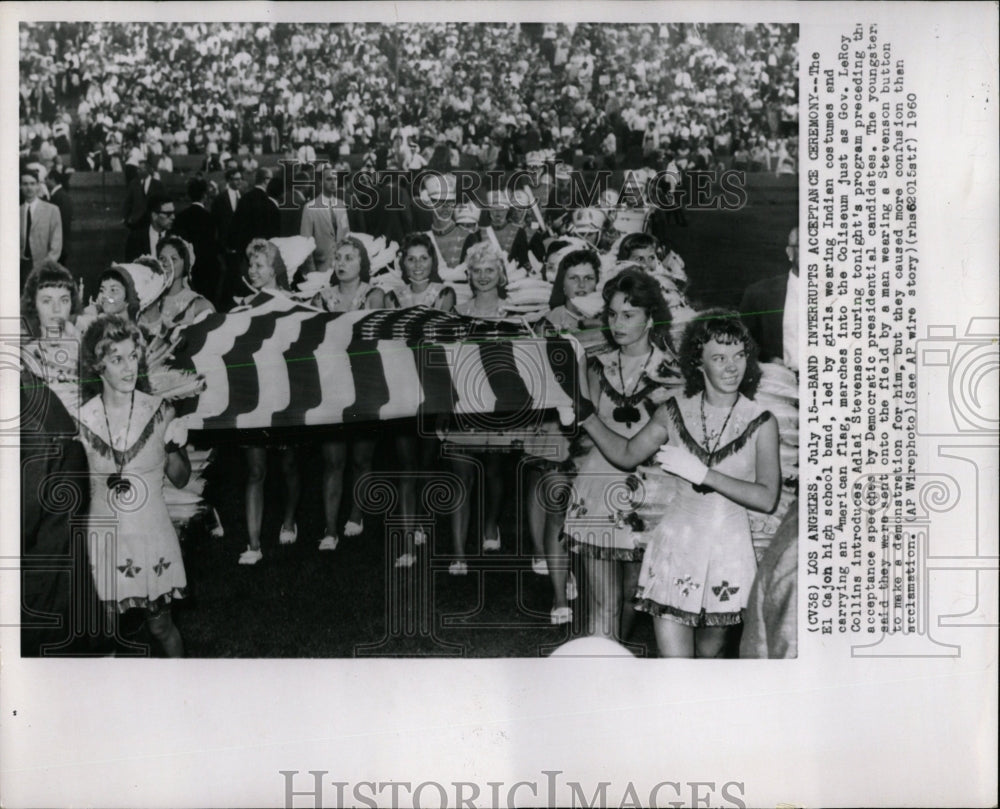 1960 Press Photo El Cajoh High School Band Chicago - RRW61755 - Historic Images