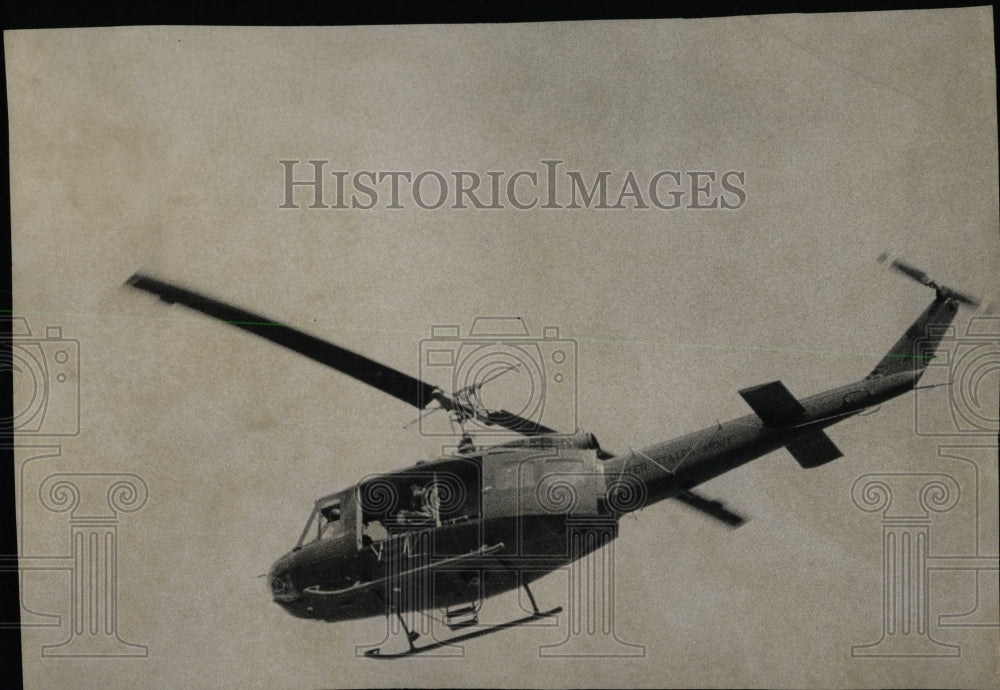 1968 Press Photo Democratic Conv Helicopter Security - RRW61815 - Historic Images