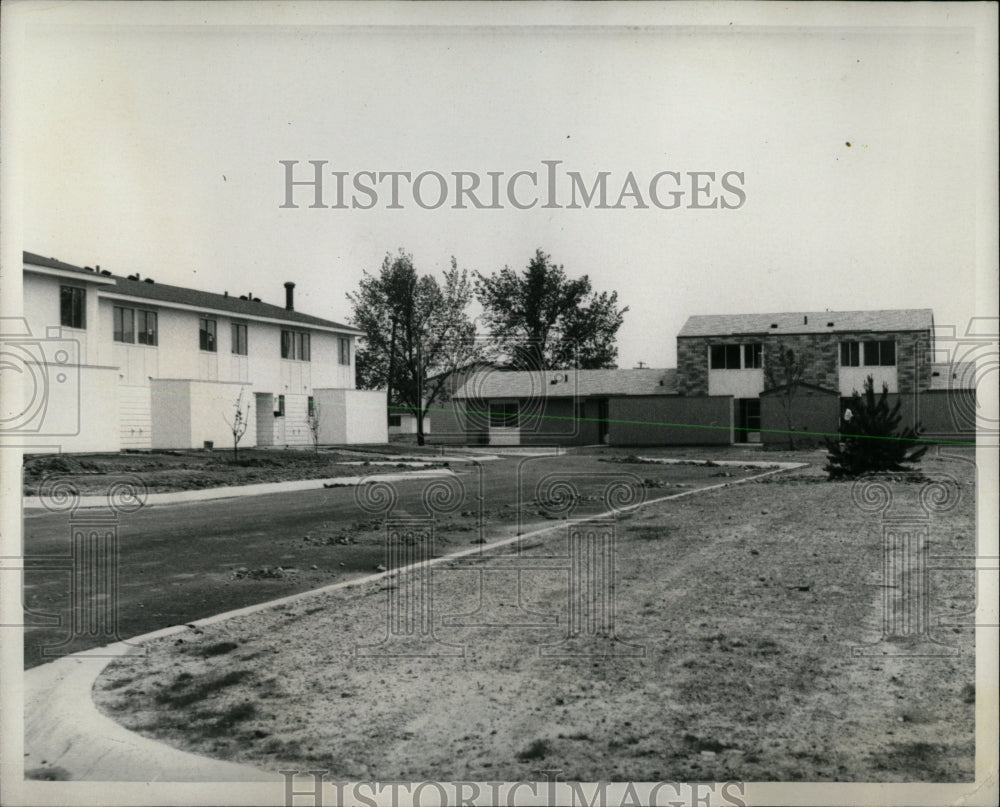 1969 Press Photo Great Lakes Naval Base Housing RRW61895 Historic