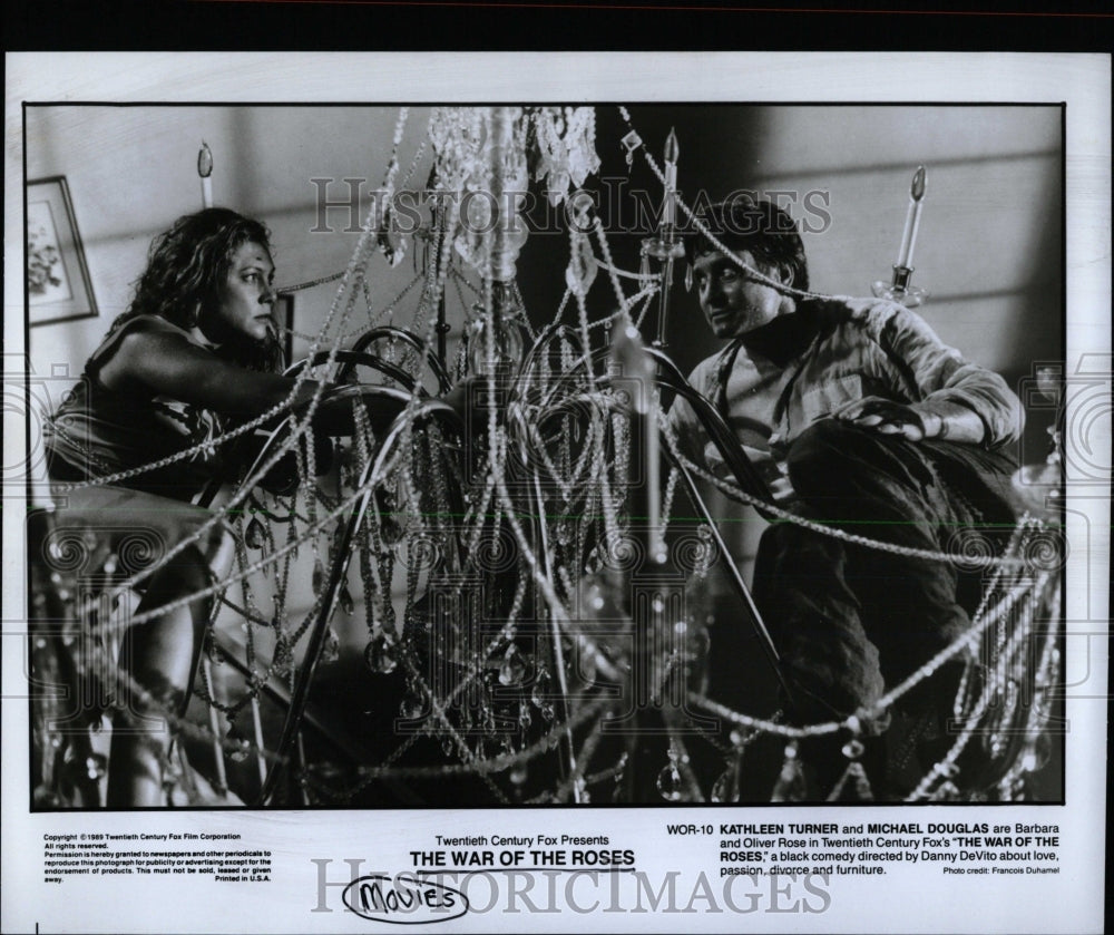 1989 Press Photo The War of the Roses Black Comedy Film - RRW61935 - Historic Images