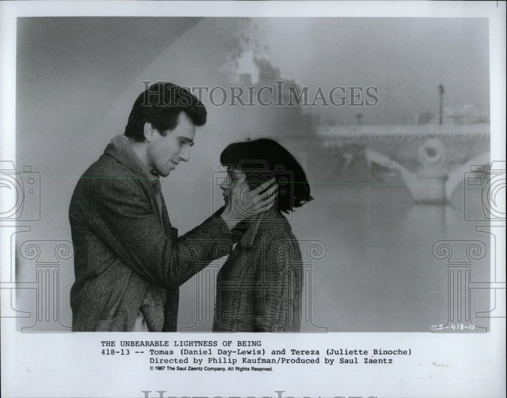 1987 Press Photo The Unbearable Lightness Being Movie - RRW62063 - Historic Images