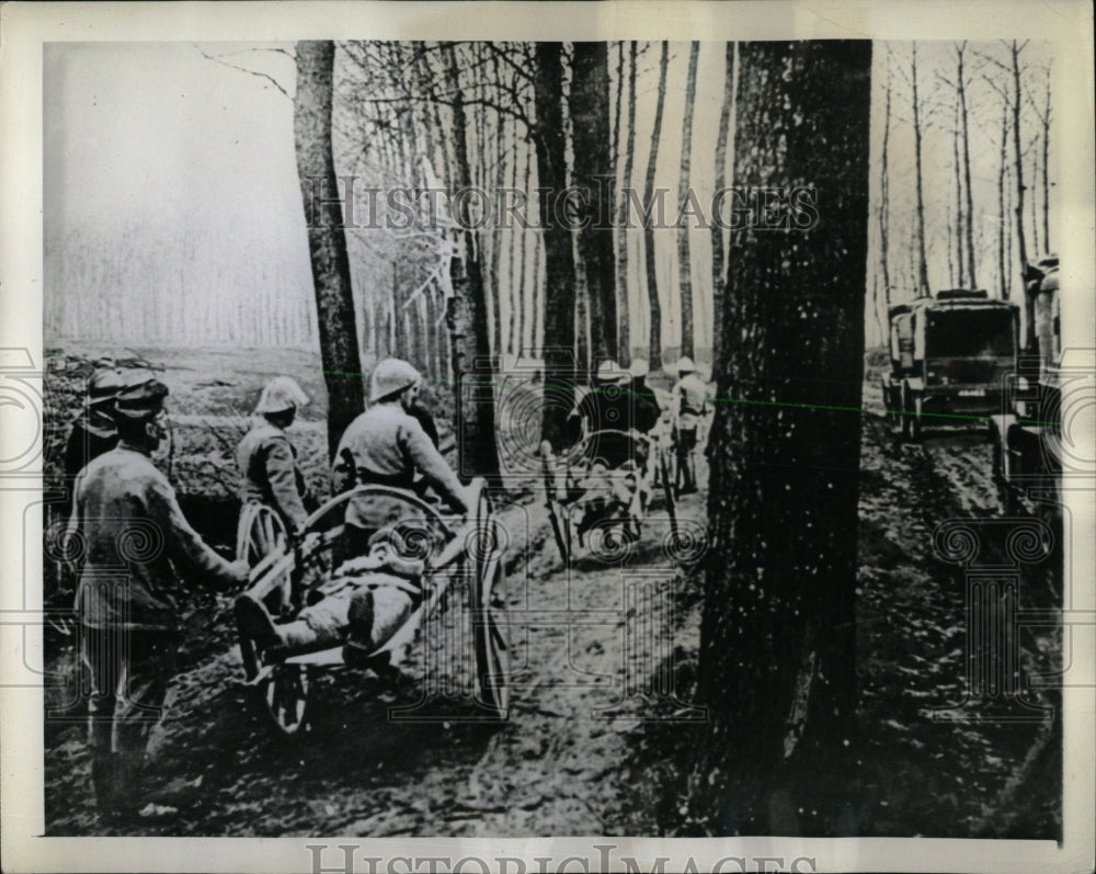 1944 Copy of 1918 Press Photo Red Cross Ambulance Corps - RRW62099 - Historic Images