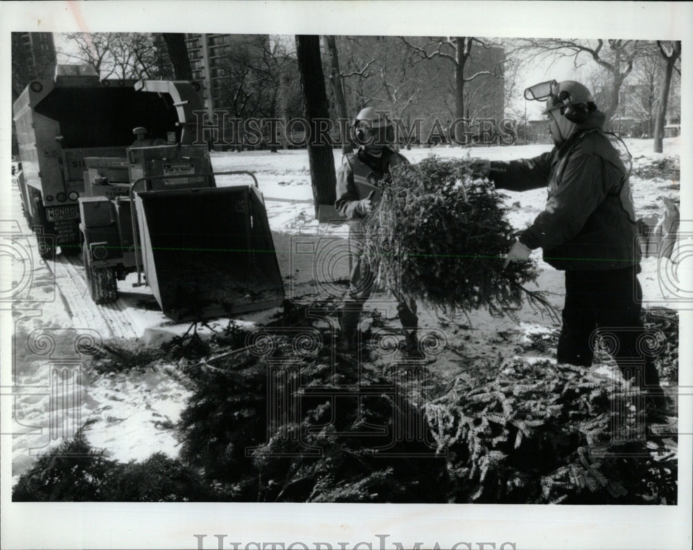 1994 Press Photo Chicago Street Sanitation Spano Quinn - RRW62125 - Historic Images