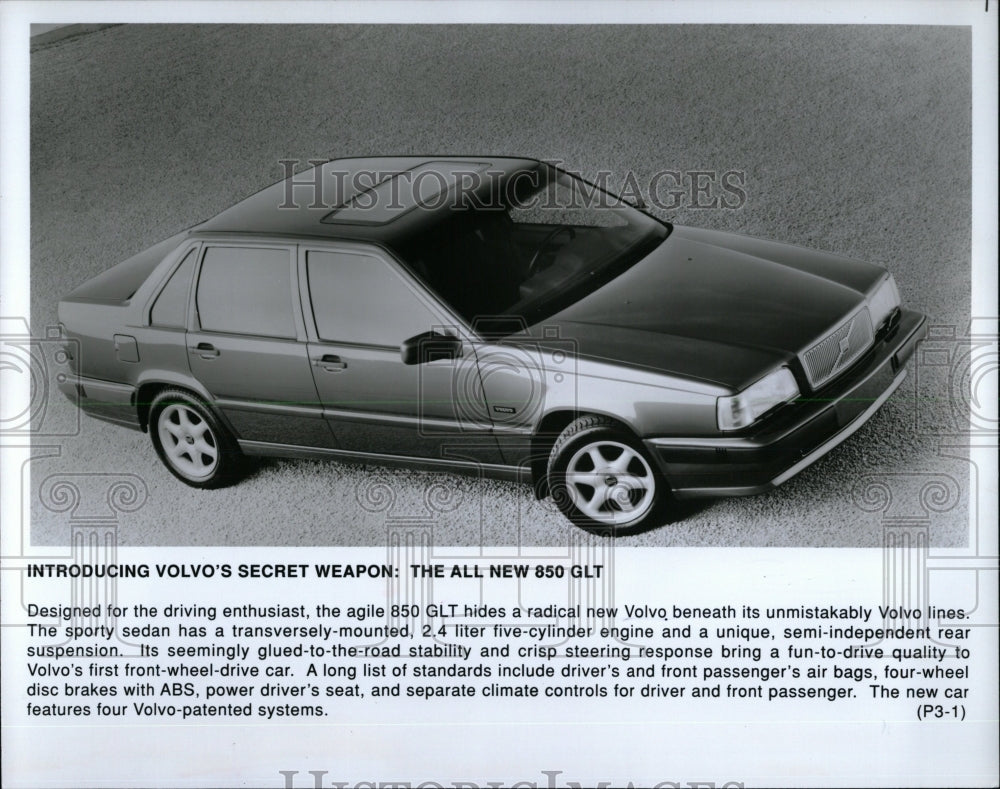 1993 Press Photo Volvo 850 GLT - RRW62263 - Historic Images