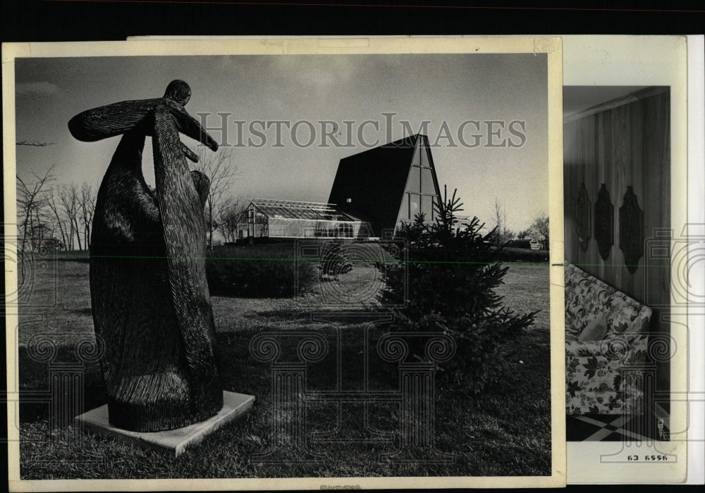 1967 Press Photo LIVING ROOM CHICAGO ILLINOIS - RRW62355 - Historic Images