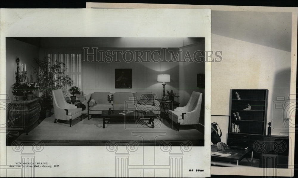 1967 Press Photo Living Room View - RRW62359 - Historic Images