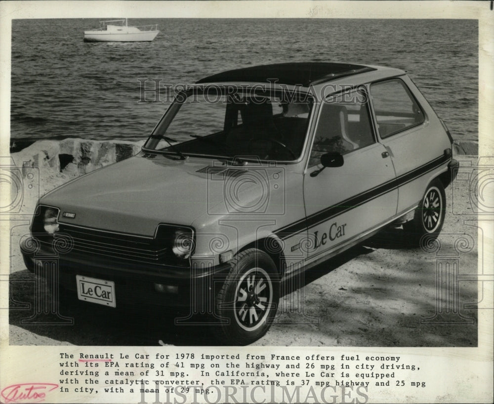 1978 Press Photo France Renault Le Car 1978 imported - RRW62567 - Historic Images