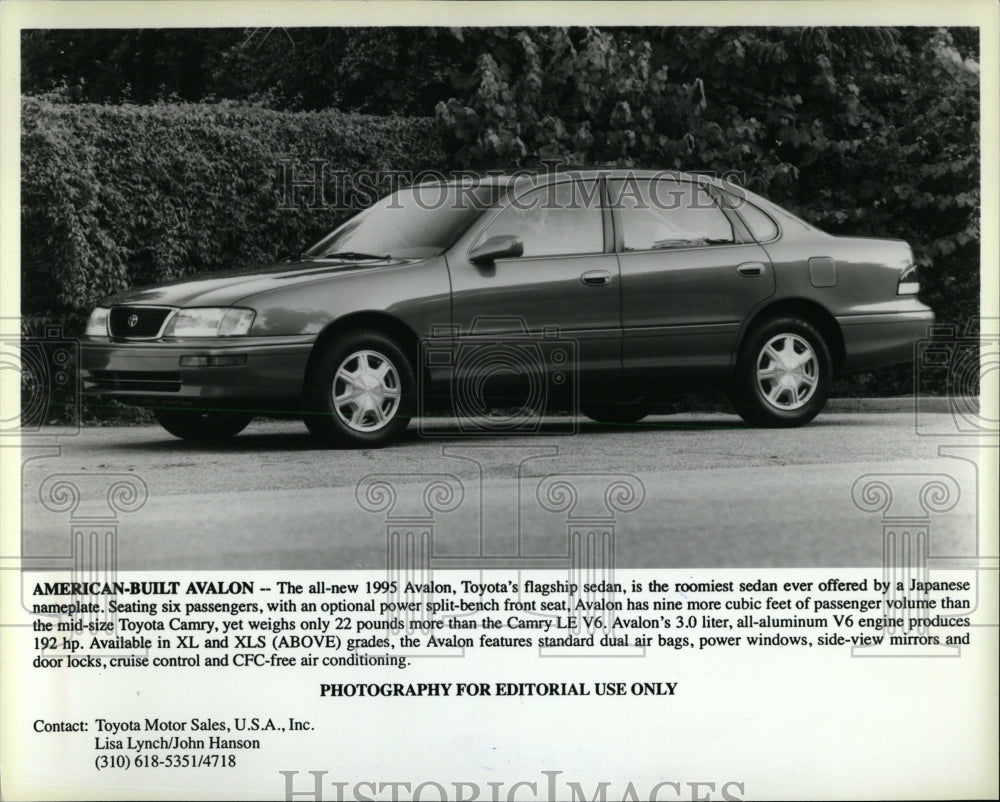 1994 Press Photo 1995 Toyota Avalon - RRW62625 - Historic Images