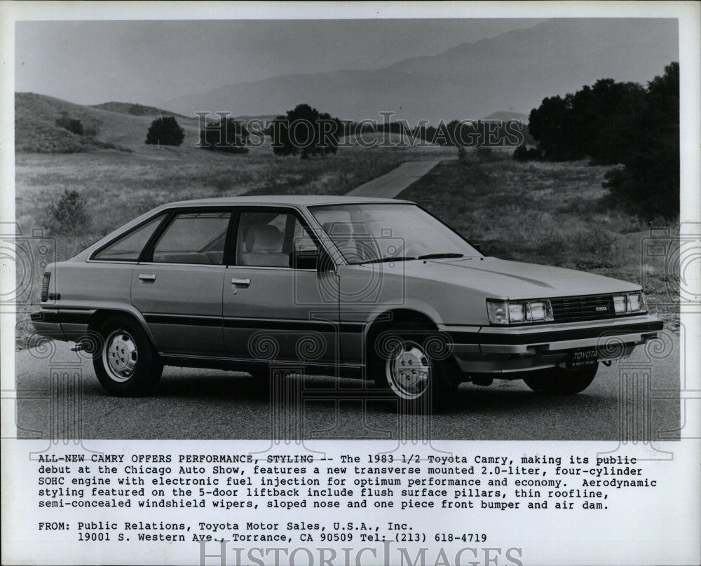 1983 Press Photo Toyota Camry Vehicle - RRW62767 - Historic Images