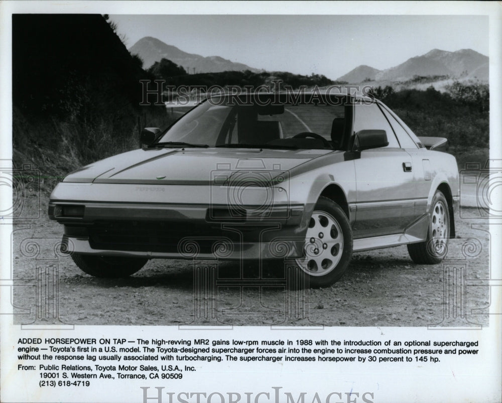 1987 Press Photo 1988 Toyota MR2 - RRW62849 - Historic Images