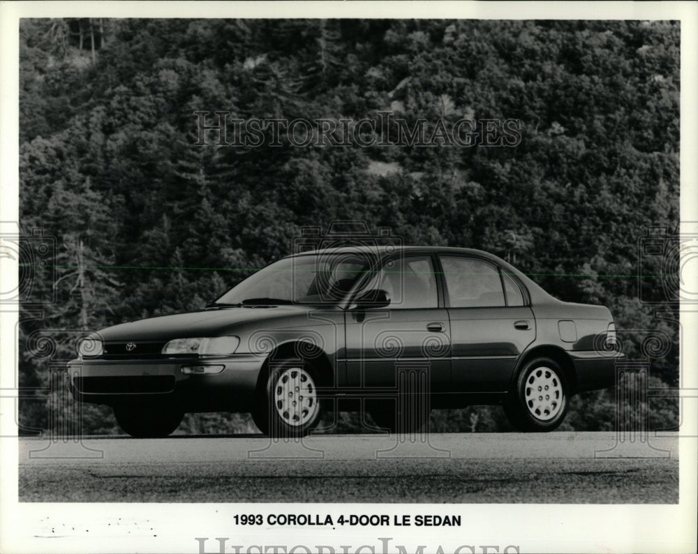 none none 1993 Corolla 4 Door LE Sedan - RRW62901 - Historic Images