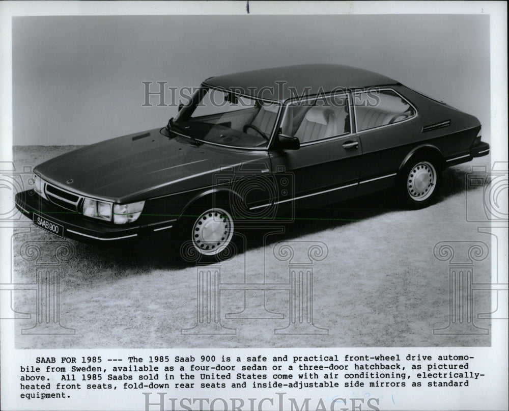 1985 Press Photo 1985 Saab 900 Sold as The Base 900 - RRW63019 - Historic Images