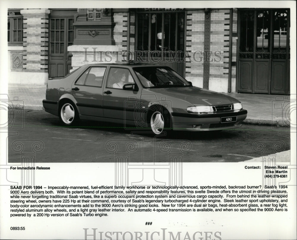 1994 Press Photo Saab Automobile - RRW63035 - Historic Images