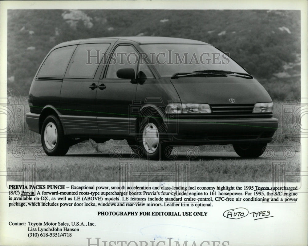 1995 Press Photo Toyota Previa - RRW63237 - Historic Images