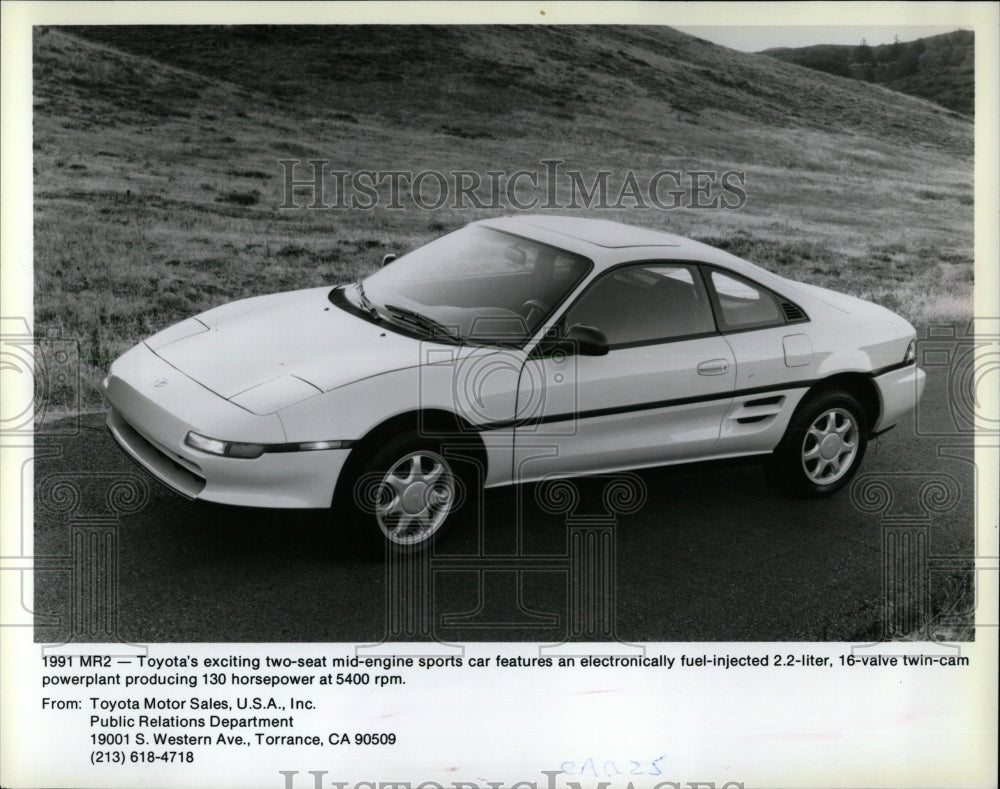 1990 Press Photo 1991 Toyota MR2 - RRW63293 - Historic Images