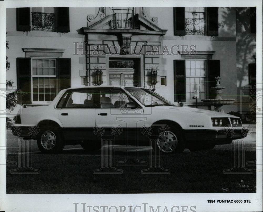 1983 Press Photo 1984 Pontiac 6000 STE Sedan - RRW63431 - Historic Images