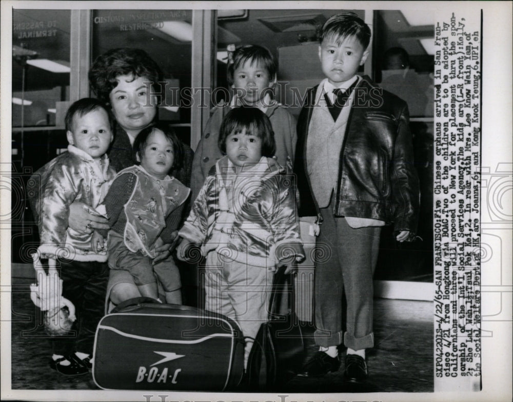 1965 Press Photo Chinese Orphans - RRW63577 - Historic Images