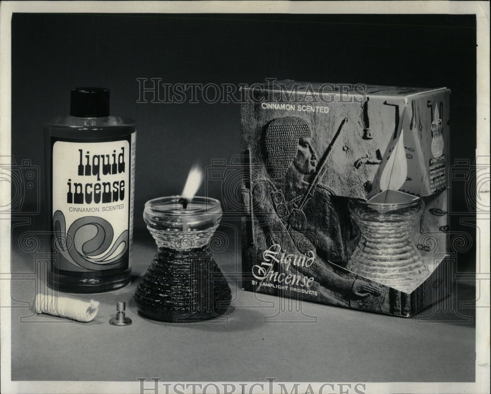 1970 Press Photo Lamplight Products Incense - RRW63635 - Historic Images