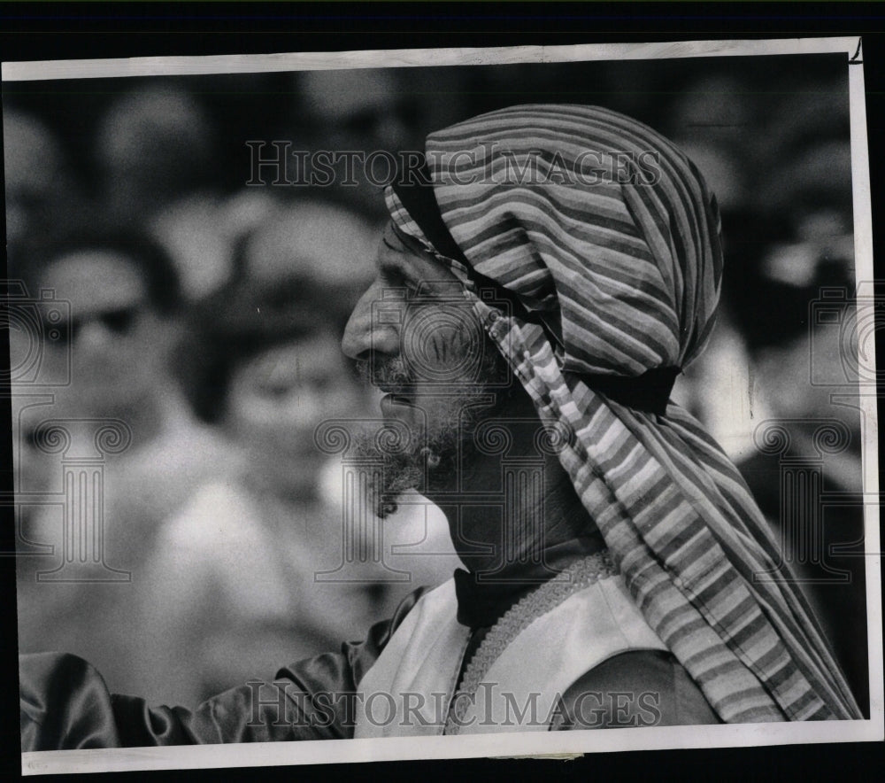 1968 Press Photo Shriner Wearing Turban - RRW63685 - Historic Images