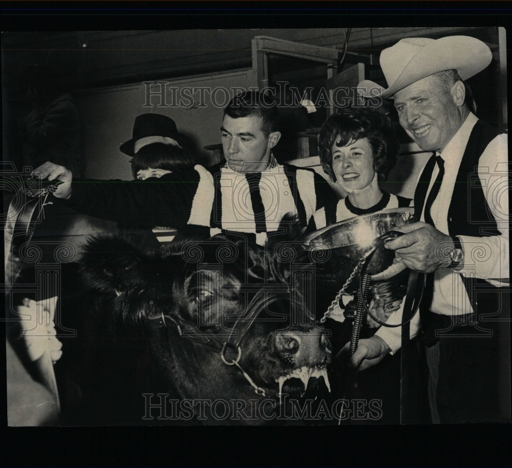 1966 Press Photo Prize winning steer - RRW64023 - Historic Images