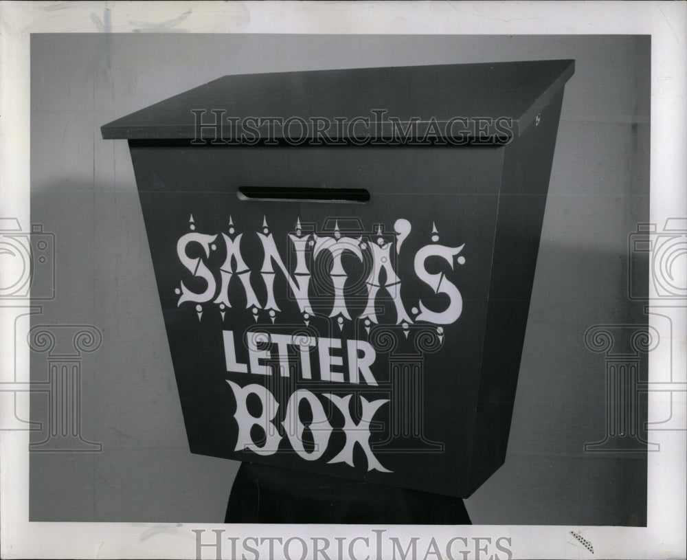 1957 Press Photo Santas Letter Box - RRW64635 - Historic Images