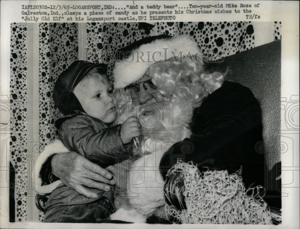 1965 Press Photo Santa Claus - RRW64685 - Historic Images