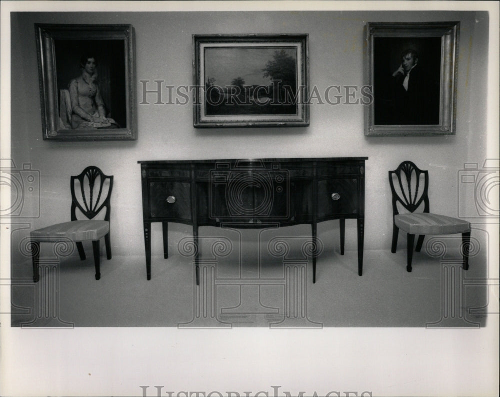 1988 Press Photo Art Institute Chicago Furniture - RRW64847 - Historic Images