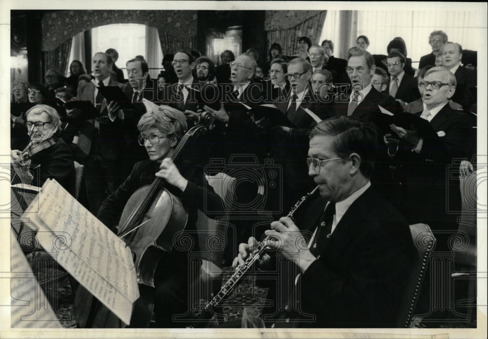 1980 Press Photo Marshall Field Choral Handel Messiah - RRW65213 - Historic Images