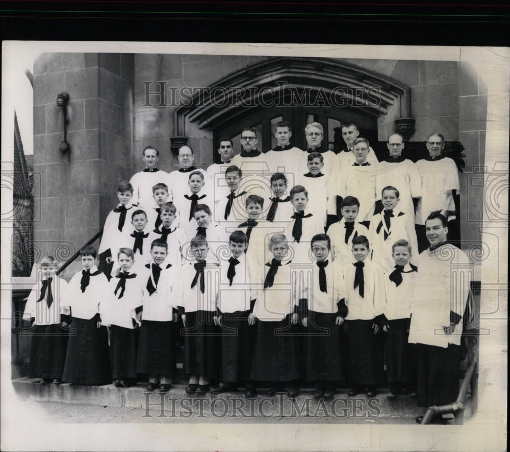 1953 Press Photo St. Paul&#39;s Episcopal Church Choir - RRW65217 - Historic Images