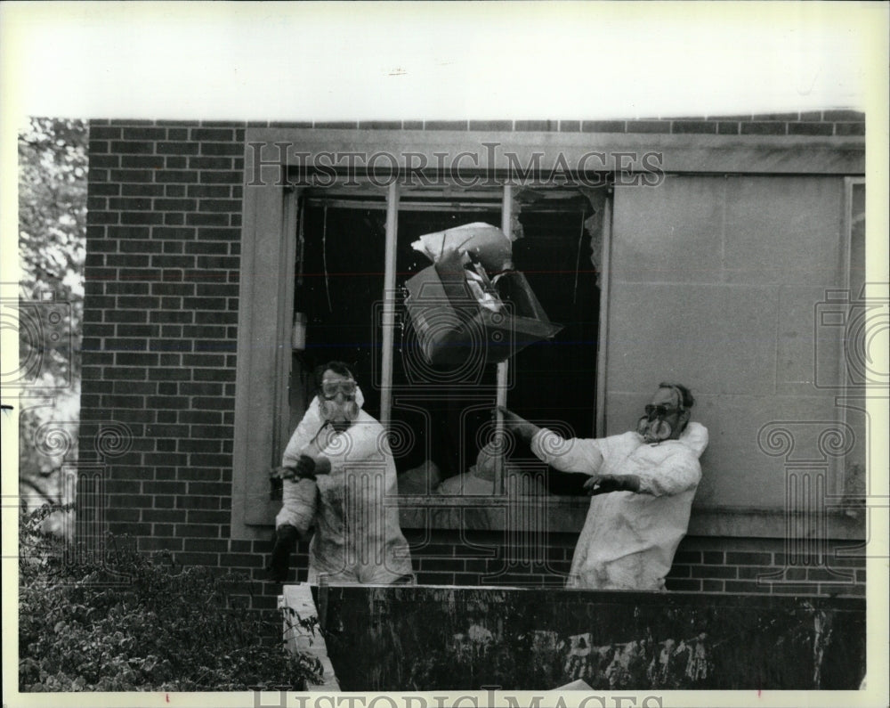 1988 Press Photo Illinois Bell telephone Switching fire - RRW65325 - Historic Images