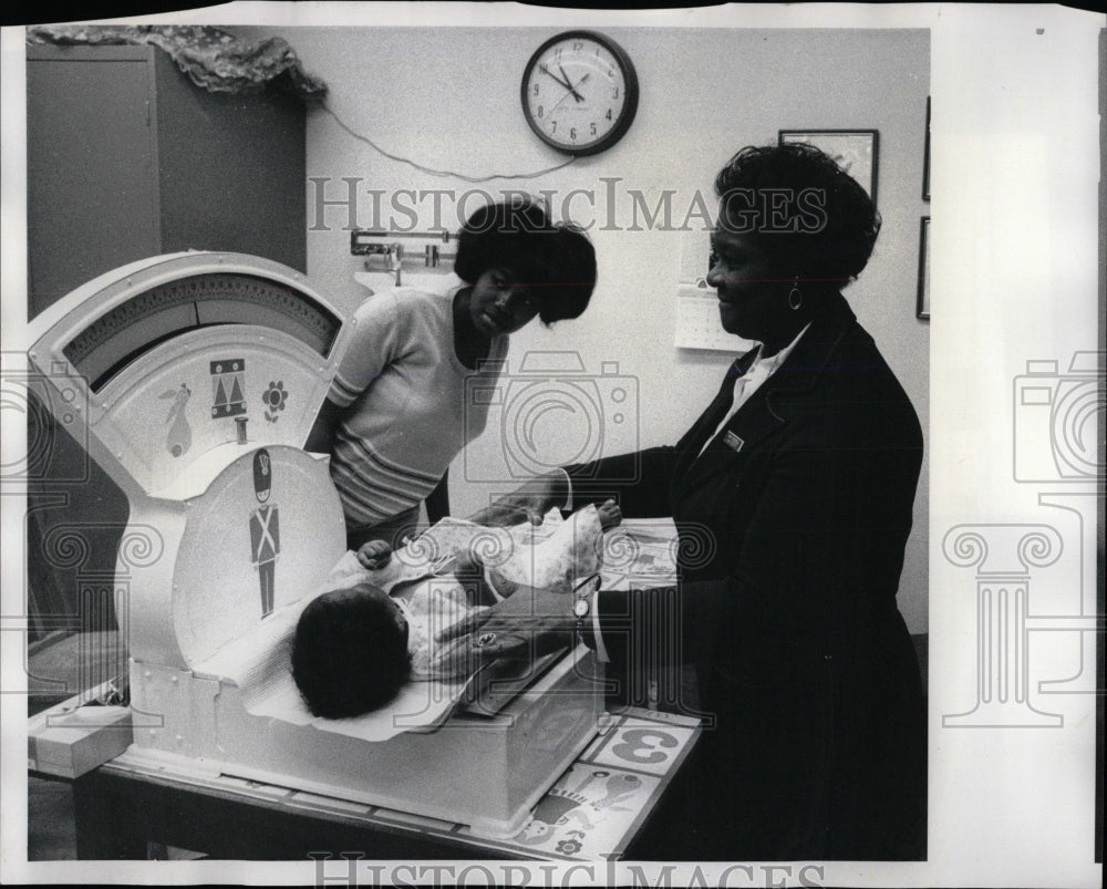 1976 Press Photo Geraldine Dunner Samantha Handerson - RRW65465 - Historic Images