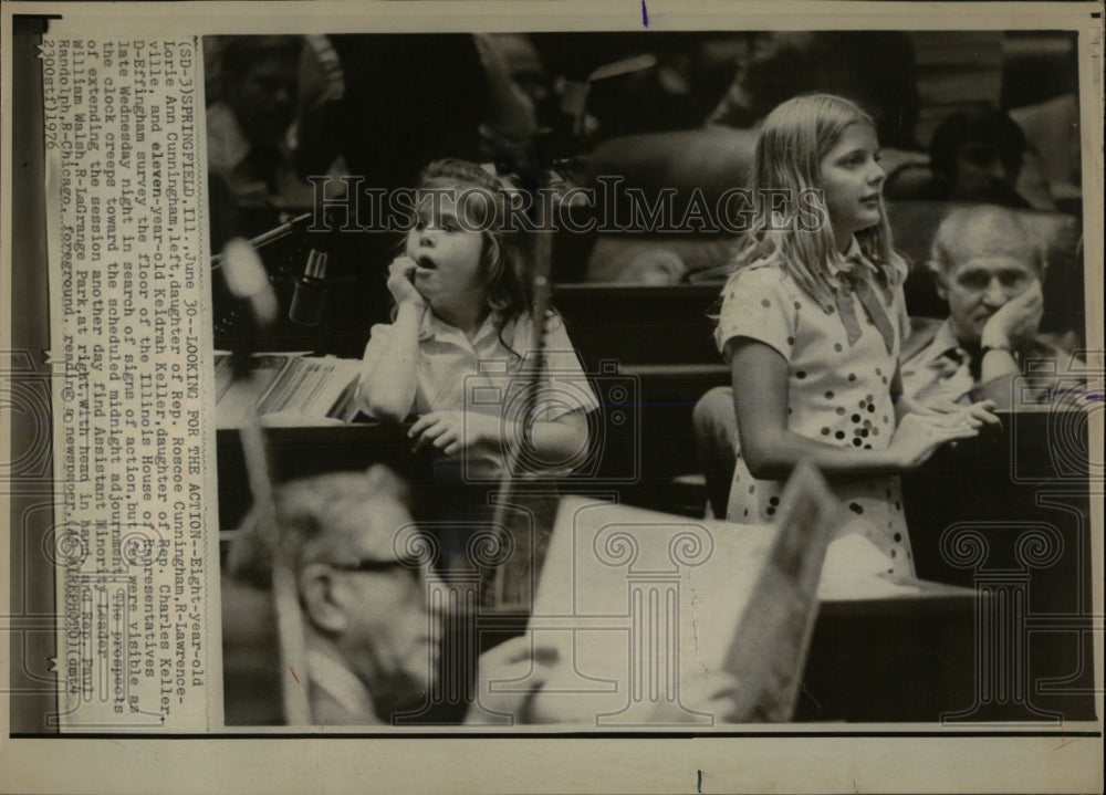 1976 Press Photo Lorie Roscoe Cunningham Lawrence ville - RRW65693 - Historic Images