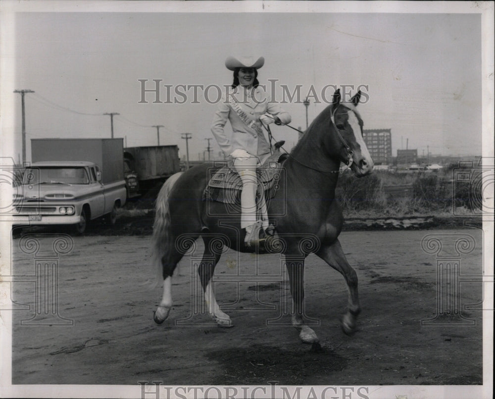 1961 Press Photo Rodeo Queen International Live Stock - RRW65957 - Historic Images