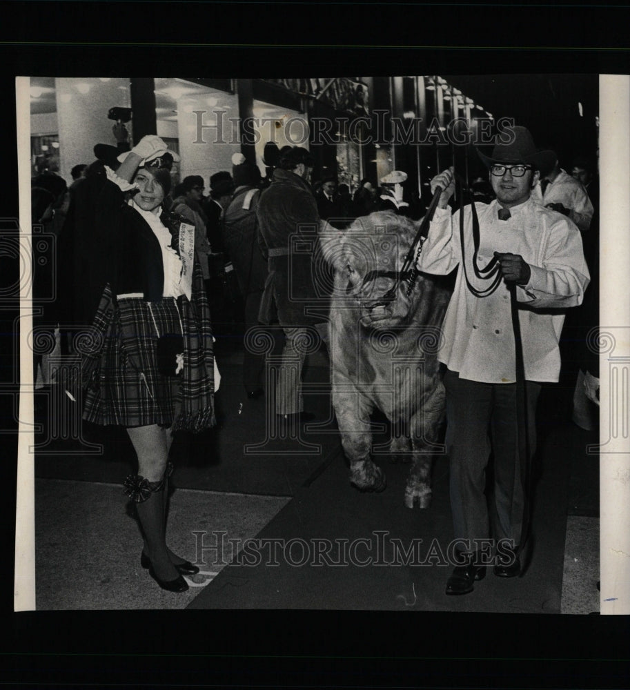 1971 Press Photo World Shorthorns Grand Ballroom carpet - RRW65965 - Historic Images