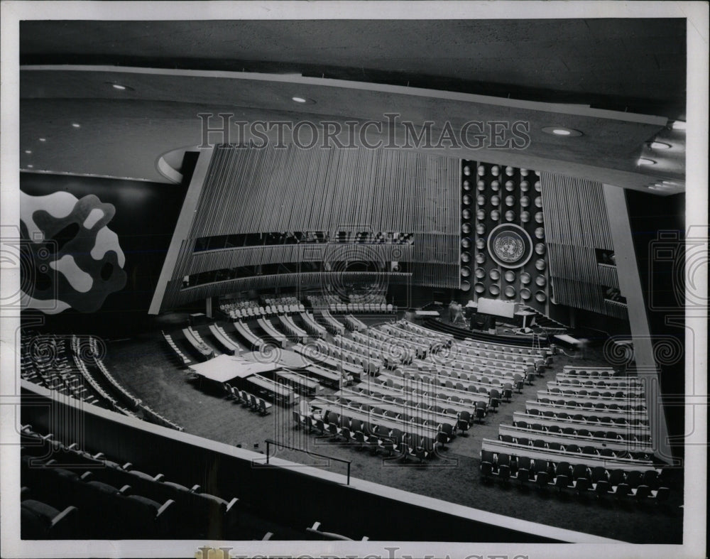 1952 Press Photo AUDITORIUM OF THE UNITED NATIONS - RRW66153 - Historic Images