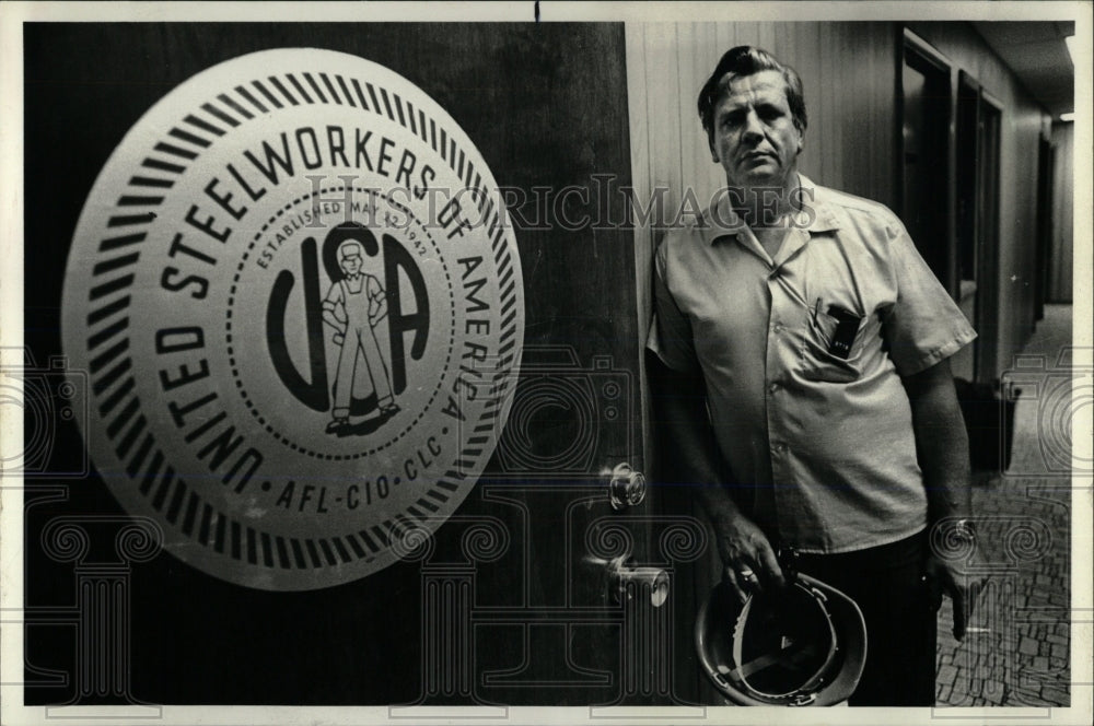 1980 Press Photo United Steelworkers America Gene Pesek - RRW66207 - Historic Images