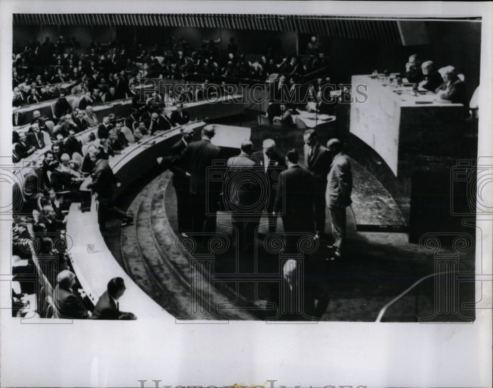 1960 Press Photo United Nations General Assembly Voting - RRW66235 - Historic Images