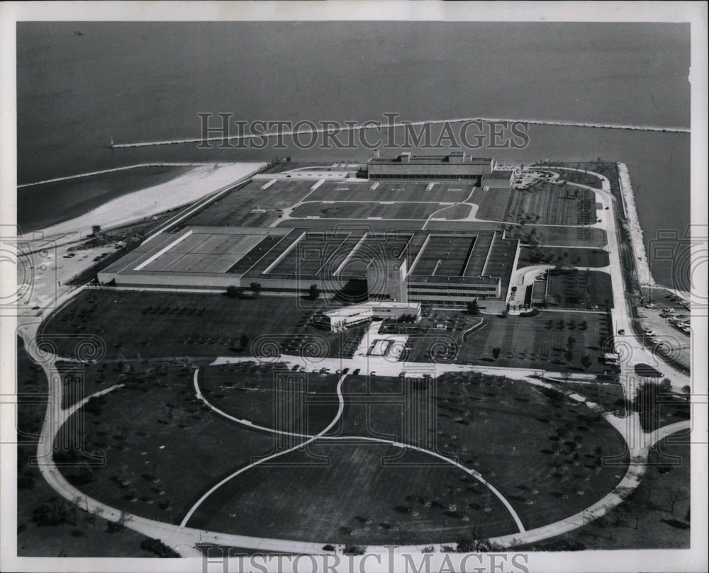 1967 Press Photo Aerial View Filtration plant Airway - RRW66423 - Historic Images