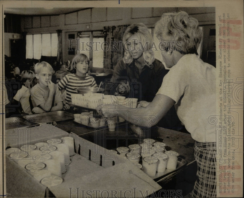 1975 Press Photo Key Biscayne School Water Pollution - RRW66679 - Historic Images