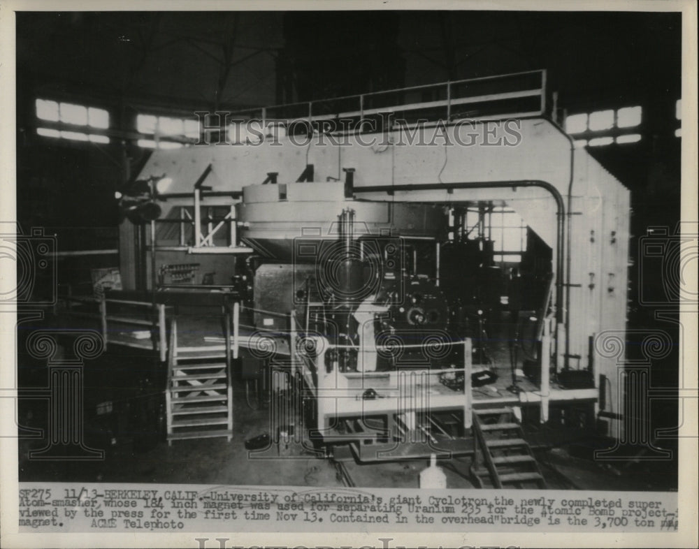 Press Photo University of California giant Cyclotron - RRW66899 - Historic Images