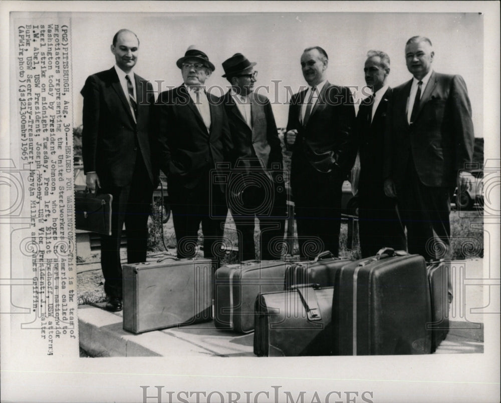 1965 Press Photo Washington America Steelworkers Joseph - RRW66939 - Historic Images