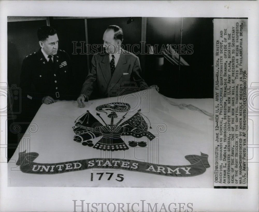 1956 Press Photo Philadelphia quartermaster Webster - RRW67075 - Historic Images