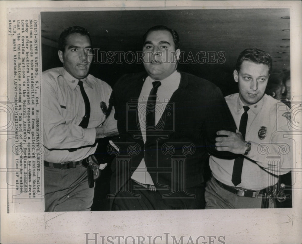 1962 Press Photo Cuban United Nations Osvaldo Dorticos - RRW67301 - Historic Images