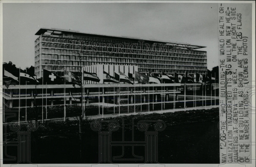 1966 Press Photo Million New Headquarters Geneva World - RRW67359 - Historic Images